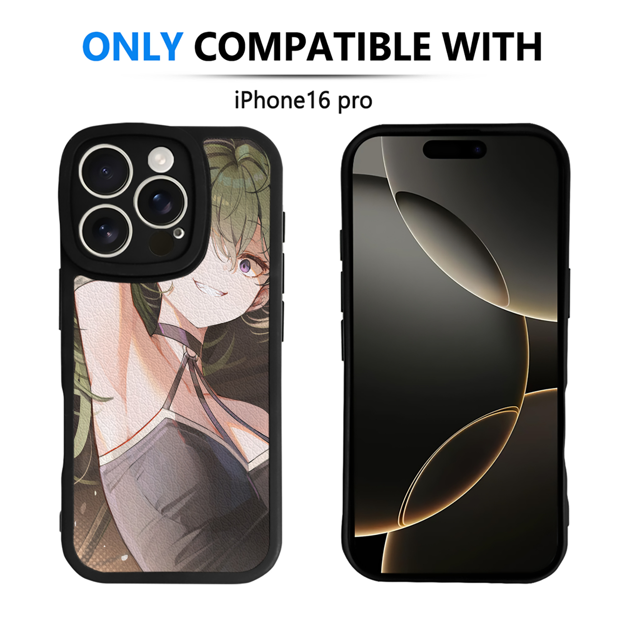 （画像用） 葬送のフリーレン Frieren 【iPhone 16シリーズ対応】シリコンスマホケース（レザー調） 材質：シリコン